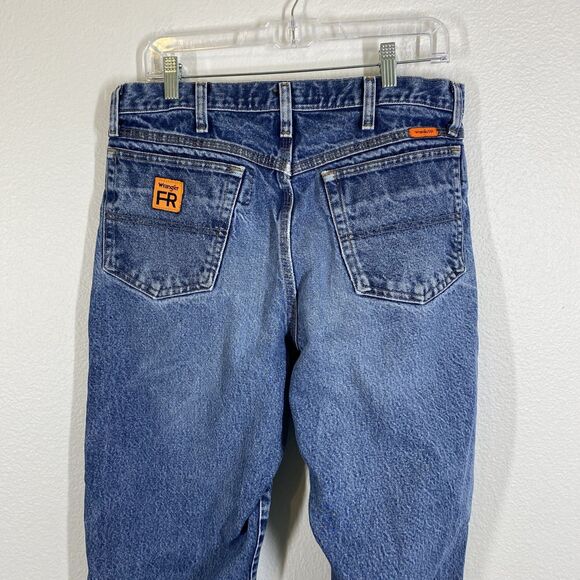 Wrangler FR Riggs Workwear Jeans Mens 34x34 Flame Resistant CAT2 ATPV 22 FR3W060 - Picture 6 of 9